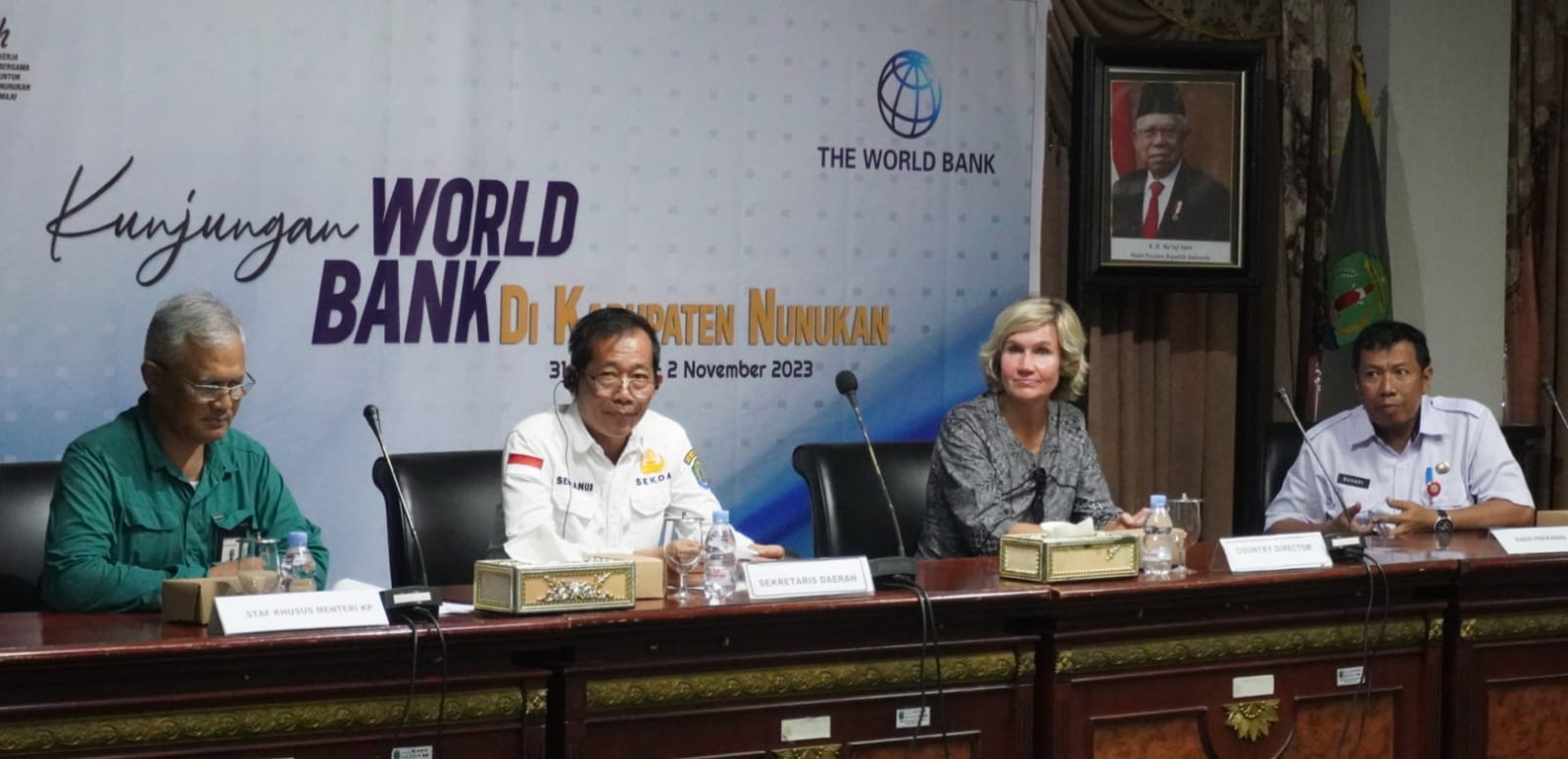 Bank Dunia untuk Indonesia dan Staf Kemen KP Kunjungi Kampung Nelayan Budidaya Rumput Laut Nunukan