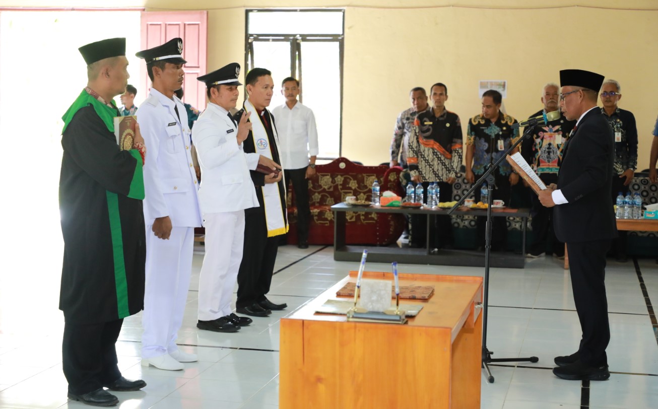 Dua Kepala Desa PAW Resmi Dilantik, Bupati Syarwani Ingatkan Soal LPj