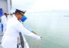 Peringati Hari Armada RI, Danlantamal XIII Tabur Bunga di Laut Nusantara