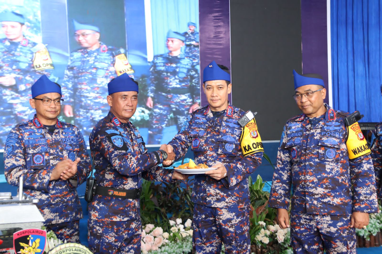 Rayakan HUT ke-73 Polairud, Polda Kaltara Gelar Syukuran