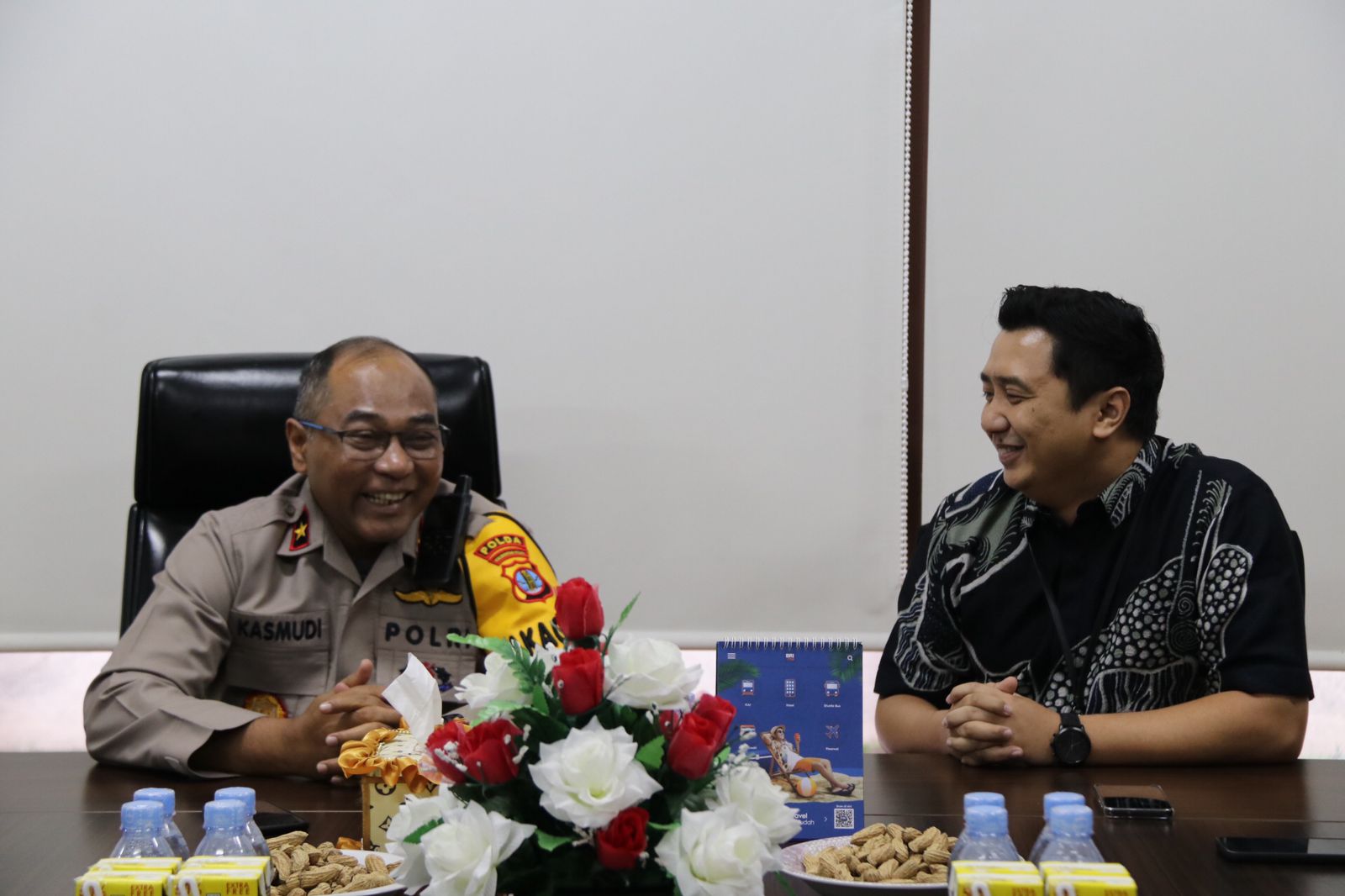 Jalin Silaturahmi, Wakapolda Kaltara Terima Kunjungan Pimpinan Cabang Bank BRI Tanjung Selor di Mapolda Kaltara