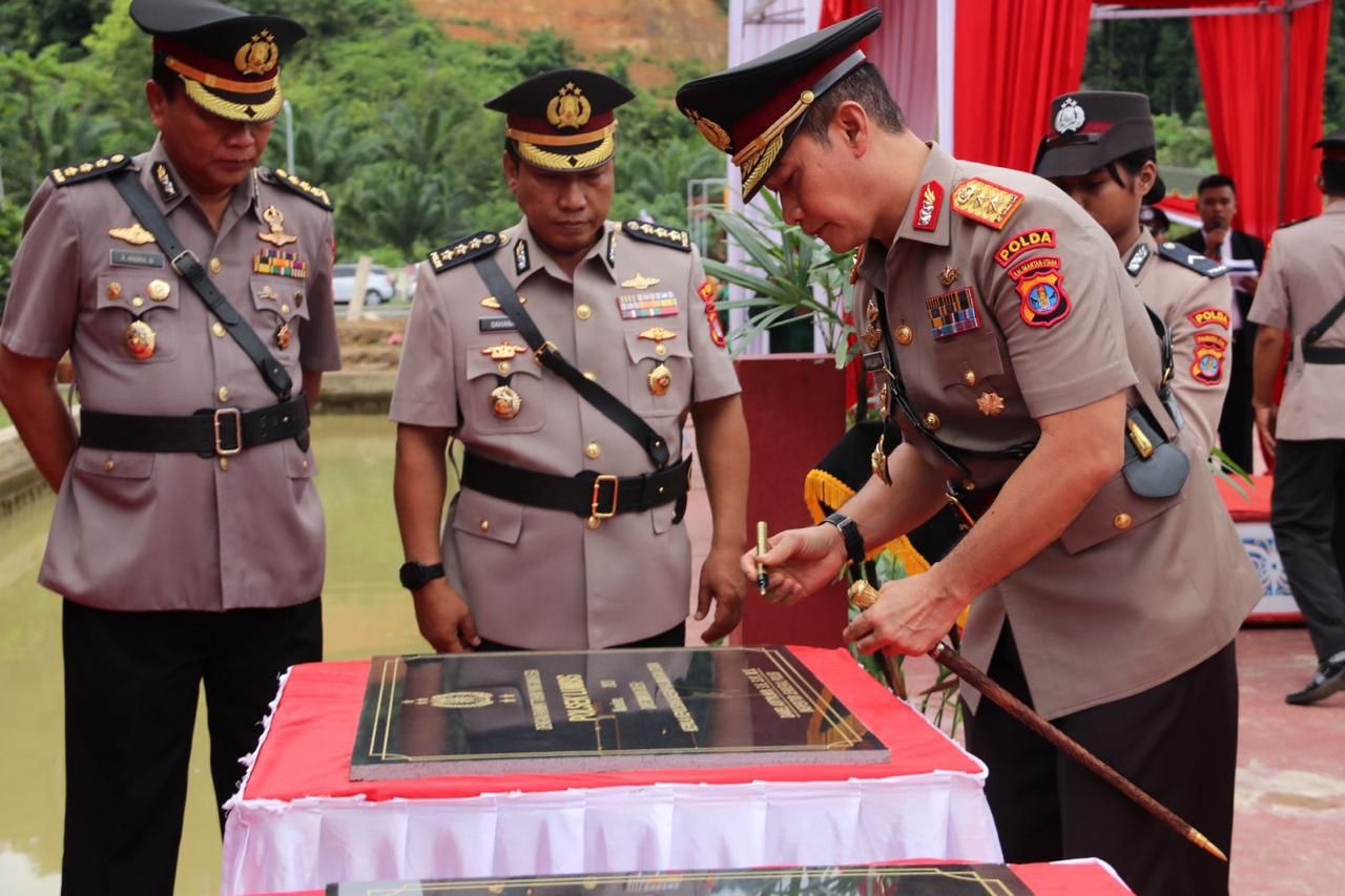 Perkuat Pengamanan, Tiga Polsek di Wilayah Perbatasan Indonesia-Malaysia Diresmikan