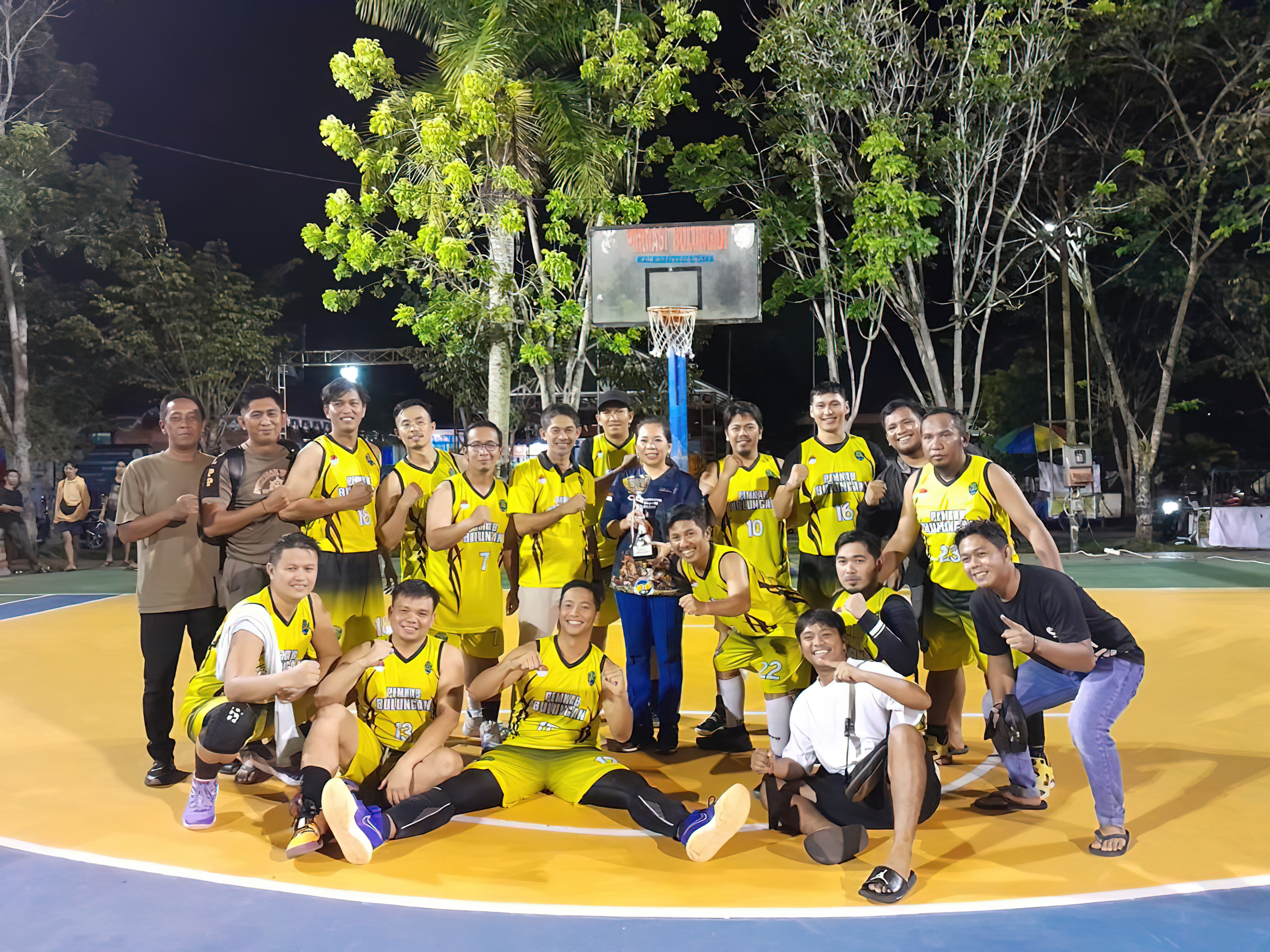 Tim Pemkab Bulungan Juara 1 Turnamen Basket DPRD Kaltara Cup 2023