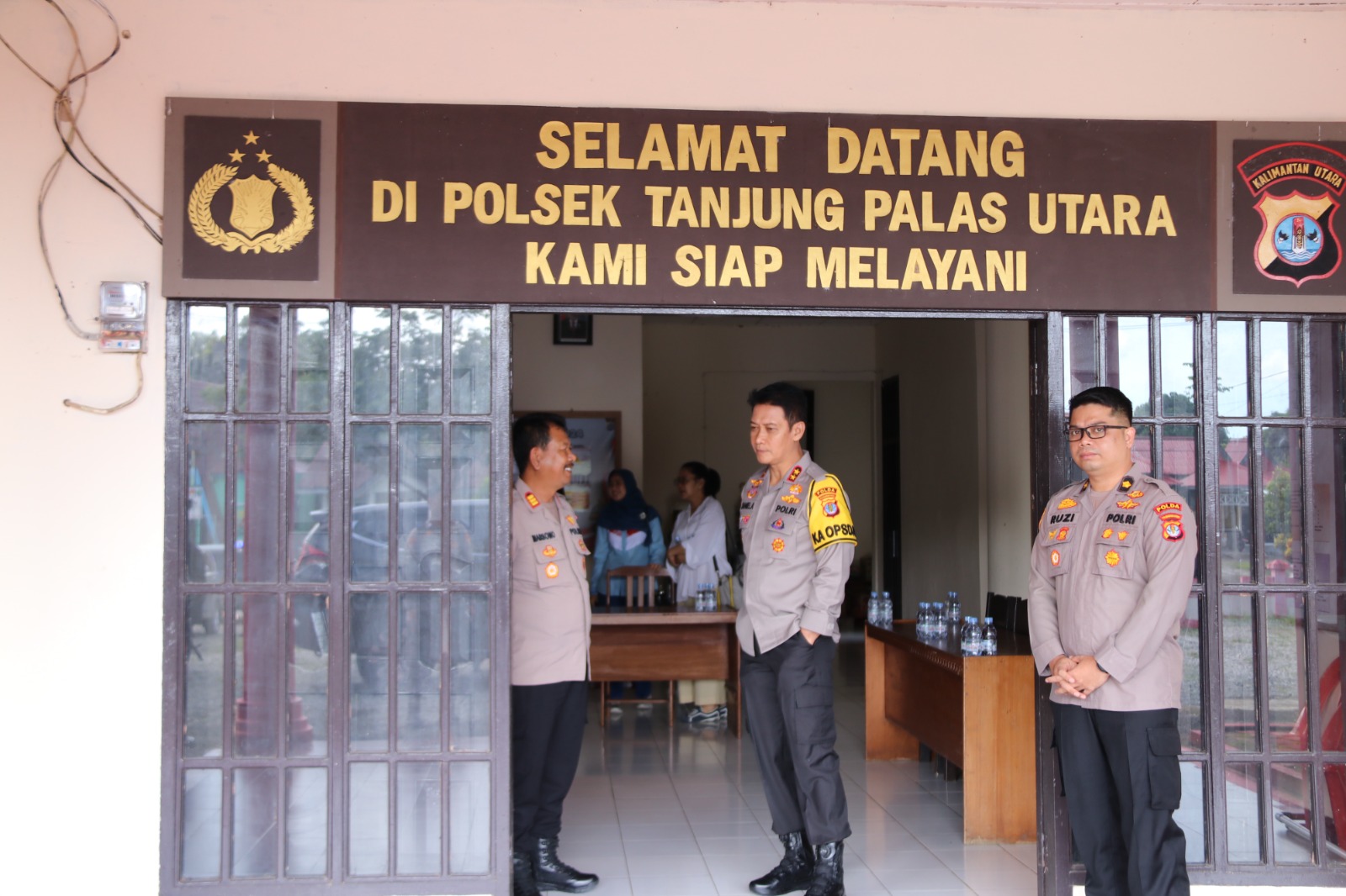 Kapolda Kaltara Kunker ke Polsek Tanjung Palas Utara dan Polsek Sekatak