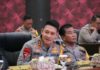 Polda Kaltara Laksanakan Zoom Meeting Kesiapan Tahapan Pemungutan Suara Pemilu 2024