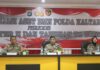 Biro Logistik Polda Kaltara Laksanakan Giat Rekonsiliasi Aset BMN Semester II T.A. 2023 di Jajaran Polda Kaltara