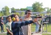 Bina Hubungan dengan Media, Kapolres Tarakan Ajak Wartawan Latihan Menembak