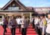 Kapolda Kaltara Cek Kesiapan Polres Malinau Dalam Menghadapi Pemilu 2024