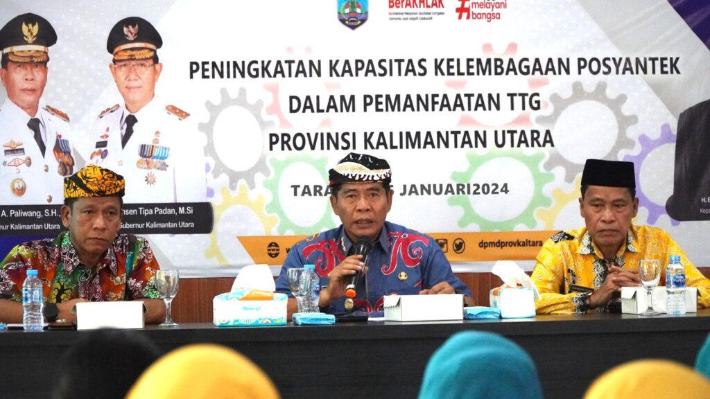 Gubernur Buka Kegiatan Peningkatan Kapasitas Kelembagaan Posyantek