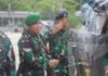 Danrem 092/Mrl Cek Kesiapan Prajurit TNI Jelang Pemilu 2024