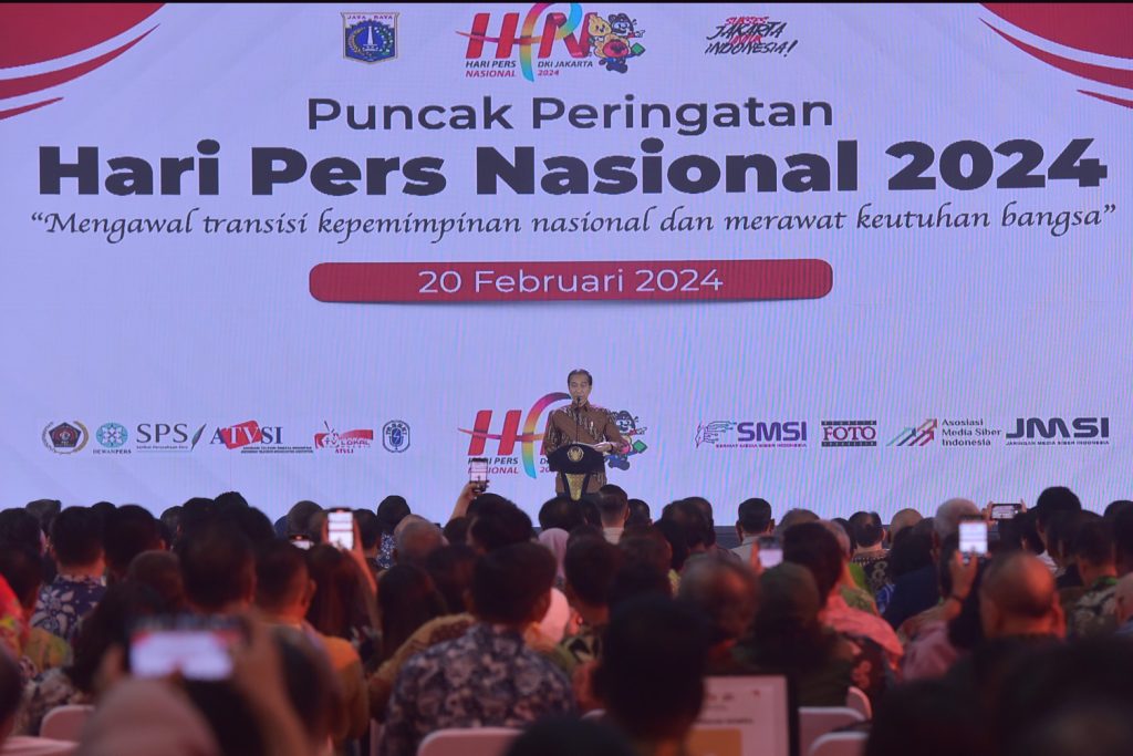 Hadiri Puncak Peringatan HPN 2024, Presiden Sampaikan Dua Pesan untuk Insan Pers Indonesia