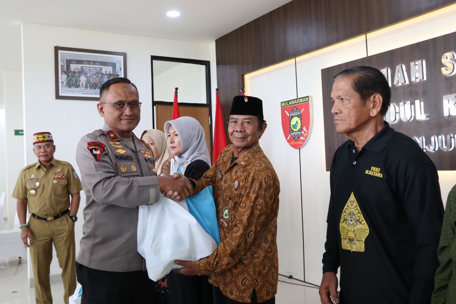 Wakapolda Kaltara Menghadiri Peresmian Rumah Sakit TK. IV Abdul Rais Fatah Tanjung Selor Kesdam VI/Mlw