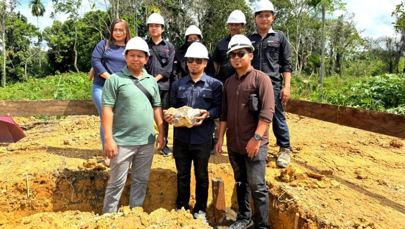 Peletakan Batu Pertama Pembangunan Gedung ANTARA Kaltara di KBM Tanjung Selor Dimulai