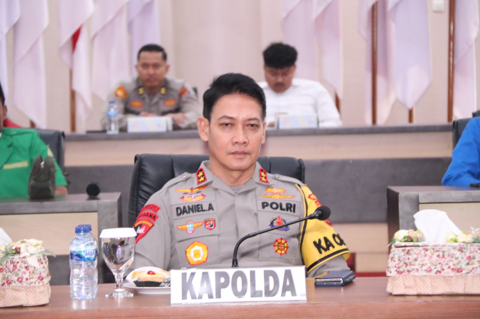 Kapolda Kaltara Mengikuti Zoom Meeting Dialog Kebangsaan