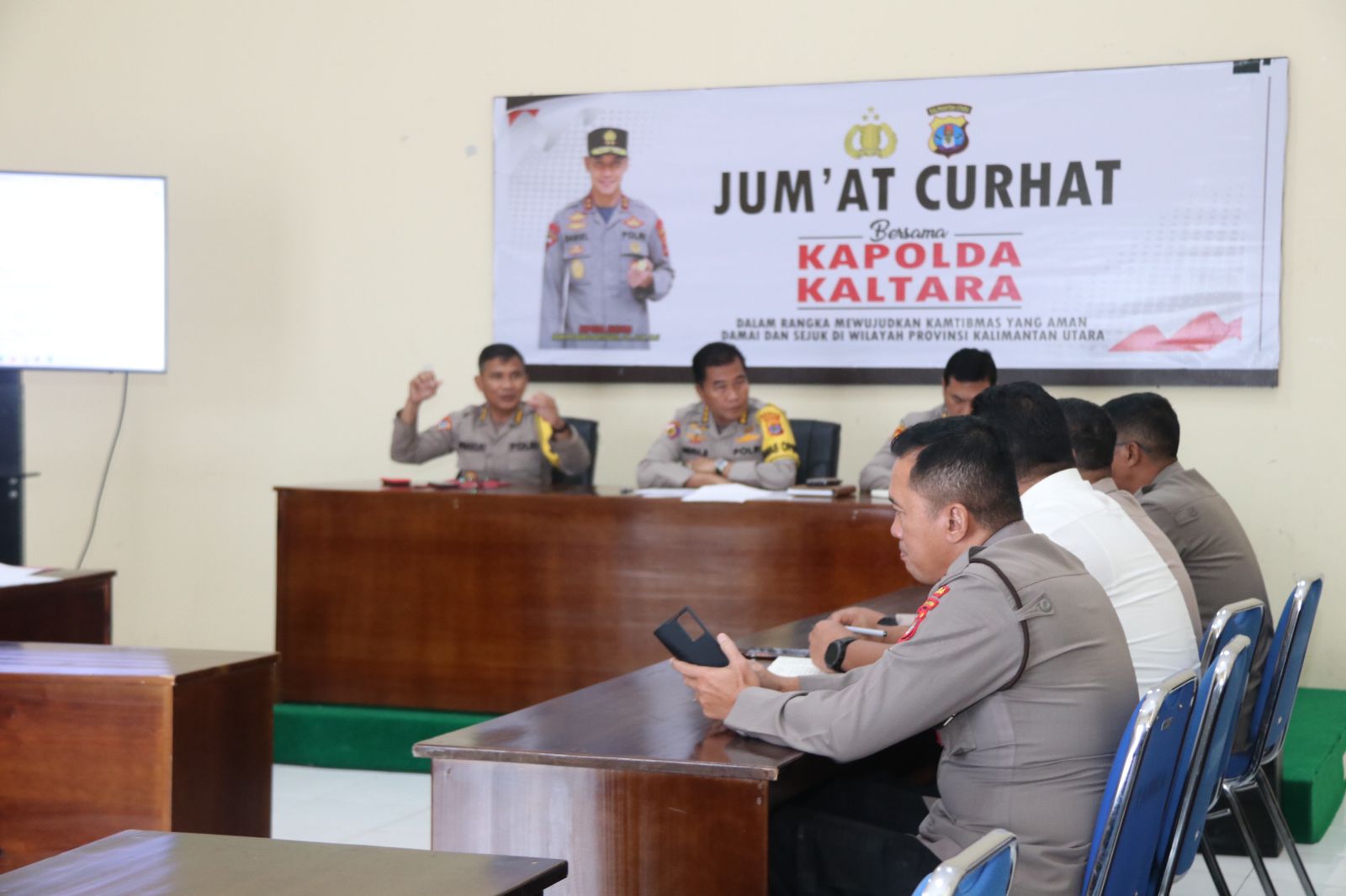 Rapat Persiapan Kegiatan HUT Bhayangkara ke-78 Tahun 2024 Polda Kaltara