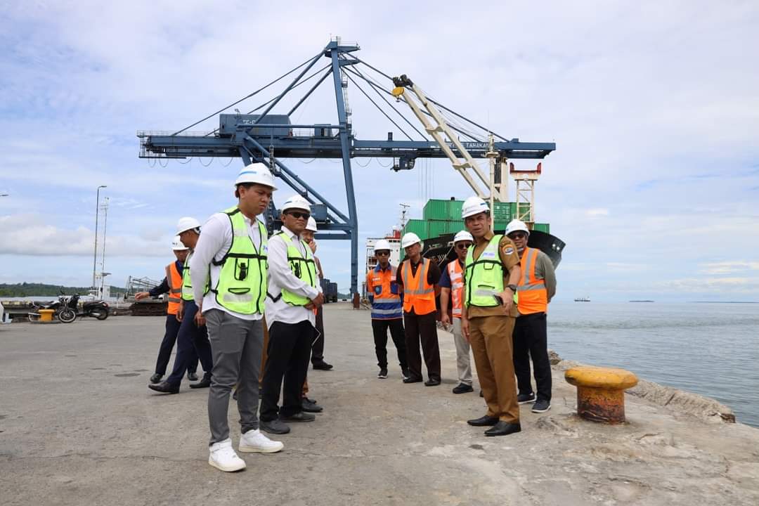 Tinjau Pelabuhan Malundung, Pj Wali Kota dan TPID Tarakan Berupaya Kendalikan Inflasi