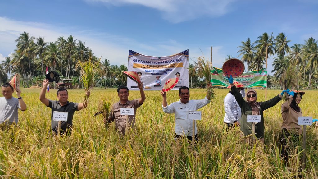 Pemprov Kaltara Gelar Panen Raya Bersama Gapoktan Mamminasae Sebatik