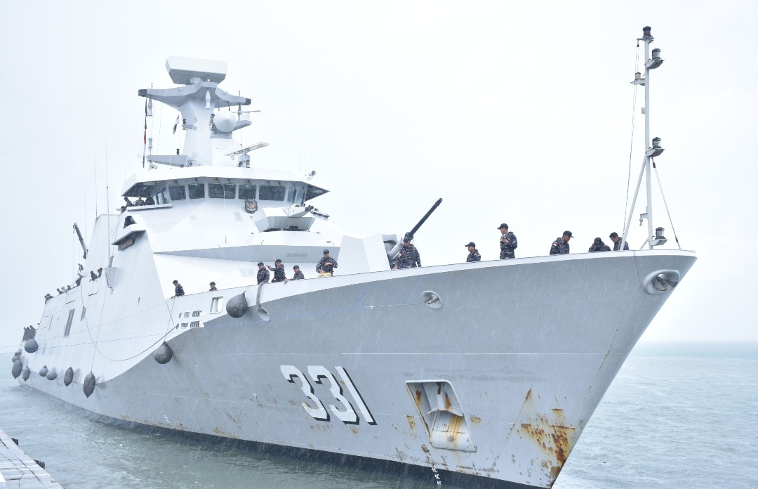 KRI Raden Eddy Martadinata -331 Tiba di Tanah Air