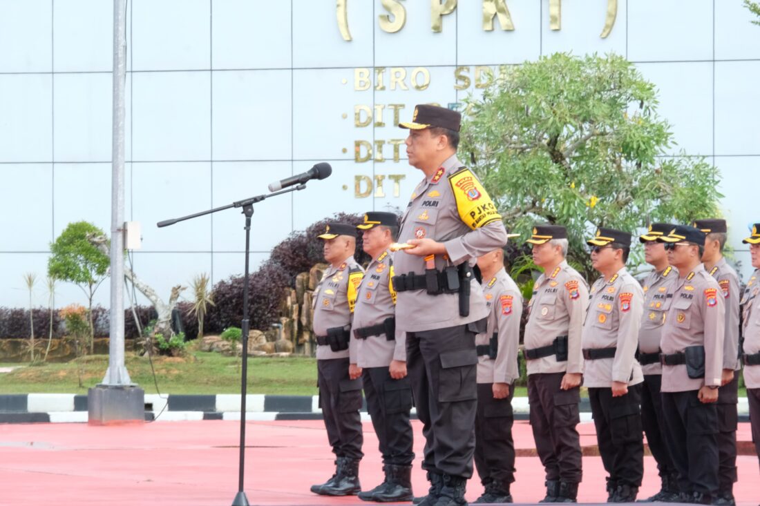 Polda Kaltara Gelar Apel Siaga Imbangan Pelantikan Presiden dan Wakil Presiden RI, Berikut 5 Poin yang Ditekankan