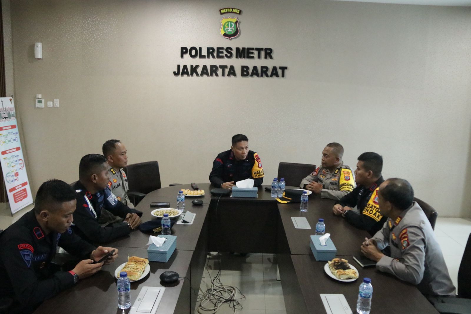 Rapat Koordinasi Bersama Polres Metro Jakarta Barat Pelaksanaan Debat Publik Pemilihan Calon Gubernur dan Calon Wakil Gubernur Kalimantan Utara