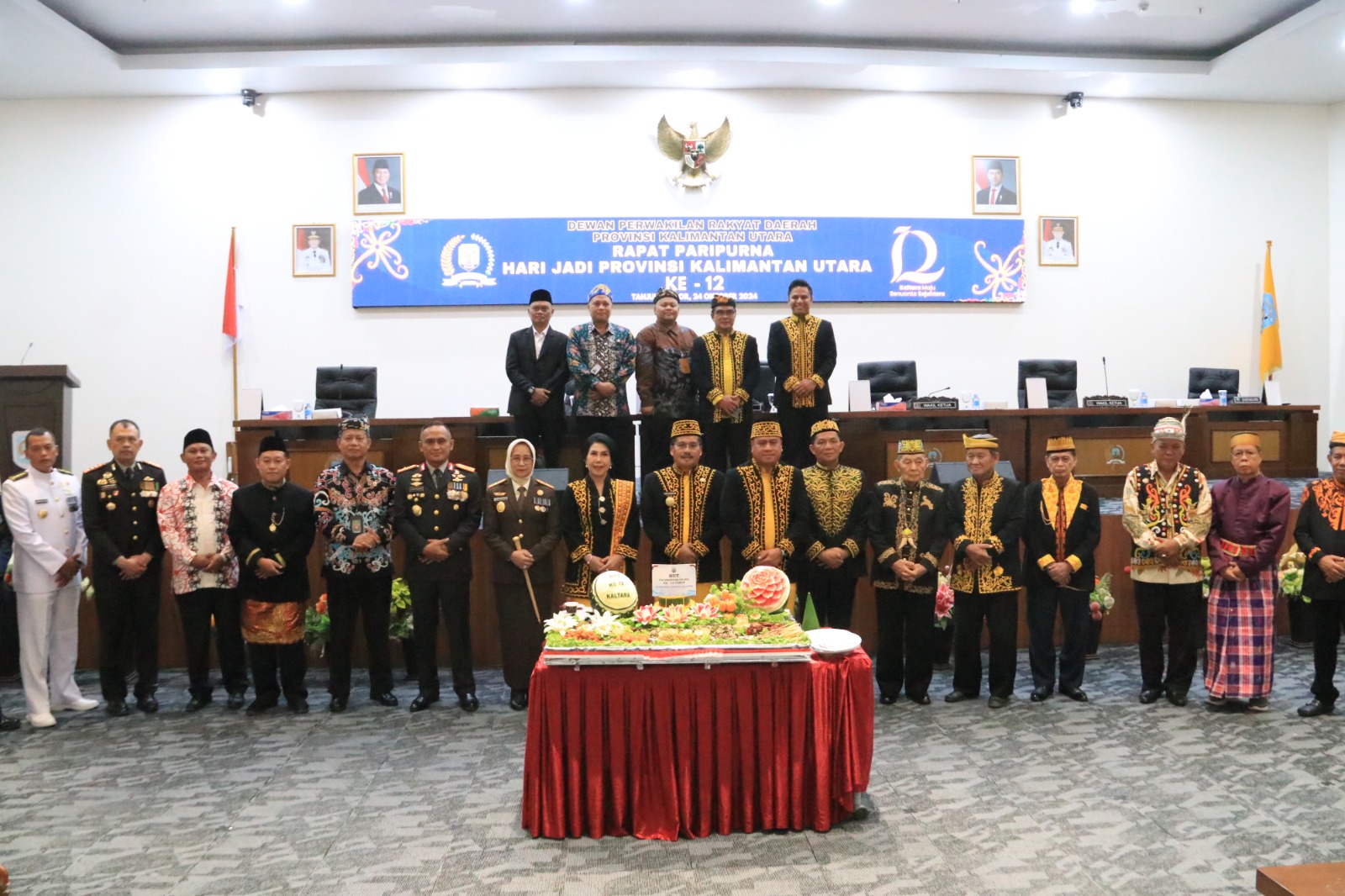 Wakapolda Kaltara Hadiri Kegiatan Rapat Paripurna Dalam Rangka Peringatan Hari Jadi Prov. Kaltara Ke-12