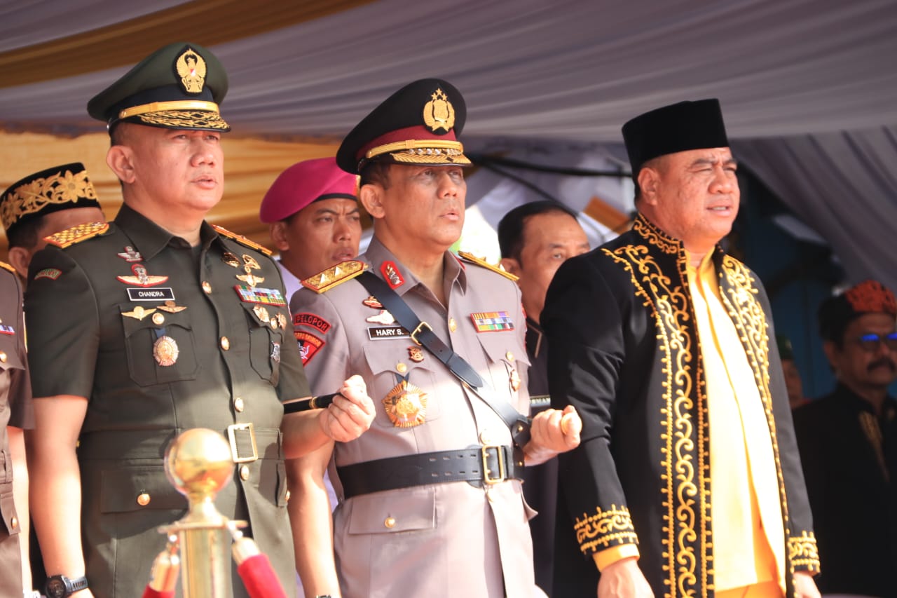 Kapolda Kaltara Hadiri Upacara HUT Provinsi Kalimantan Utara ke-12 Tahun 2024