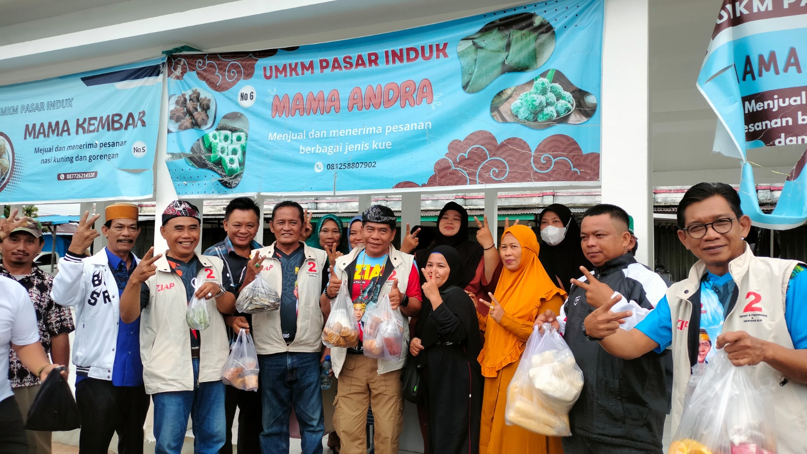 Kunjungi Pasar Induk Malinau, Zainal Paliwang Didukung Para Pedagang Menangkan Pilgub Kaltara