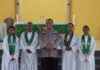 Personel Ditbinmas Polda Kaltara Menggelar Kegiatan Minggu Kasih di Gereja Katolik Stasi Santo Mikhael