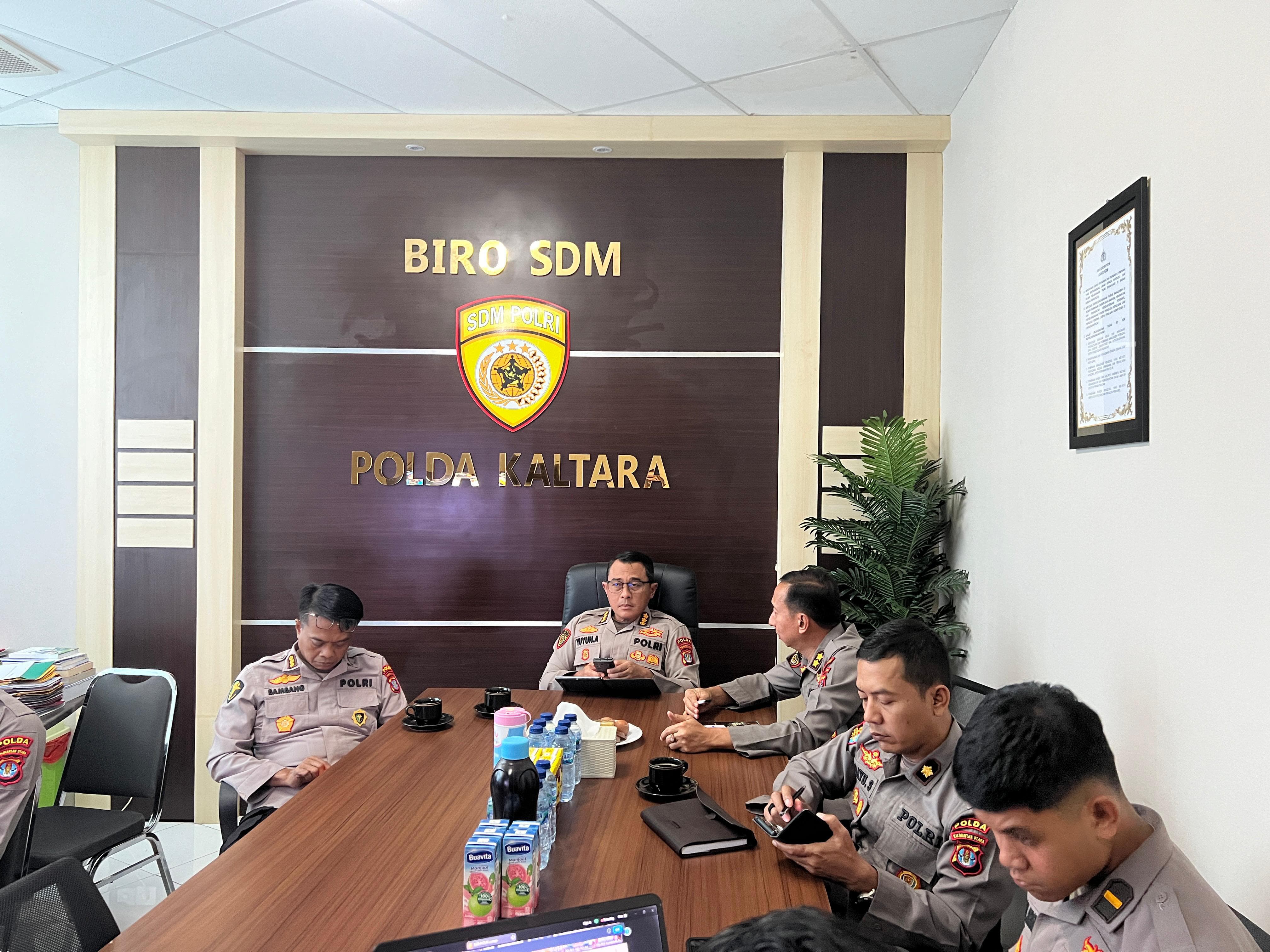 Polda Kaltara Menghadiri Zoom Meeting Forum Belajar Bersama “Terkait Rekrutmen Bakomsus Tahun Anggaran 2025”