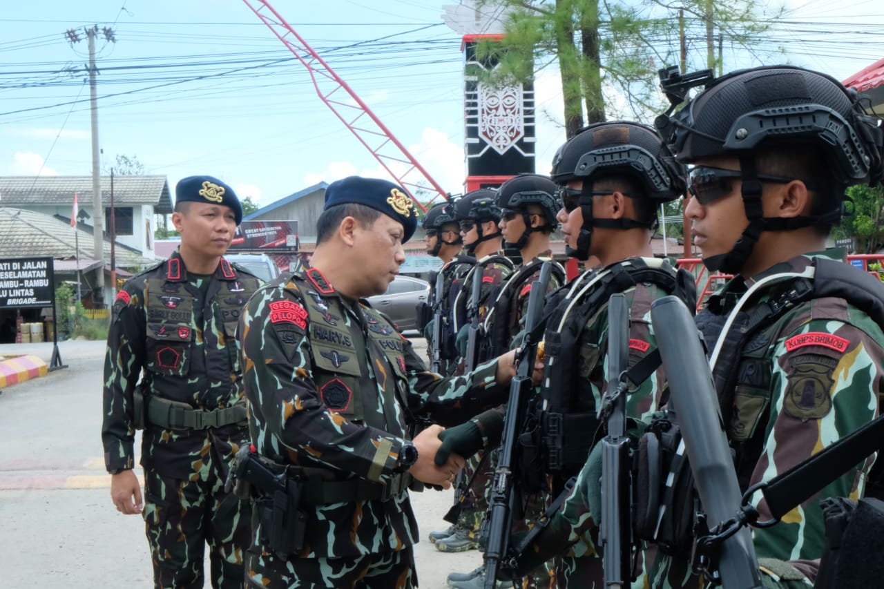 Polda Kaltara laksanakan Kegiatan Syukuran, Rayakan HUT ke 79 Korps Brimob Polri