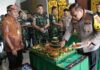 Kapolda Kaltara Memberikan Surprise Di Hari Jadi Korem 092/Maharajalila Ke-5 Tahun 2024