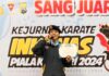 Personel SatBrimob Polda Kaltara, Raih Juara Dalam Kejuaraan Karate Inkanas Kapolri Cup 2024