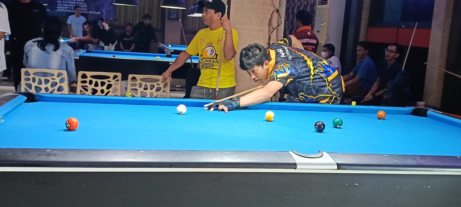 Resmi Digelar, Ratusan Pebiliar Ramaikan Turnamen Handicap 9 Ball Se-Kaltara