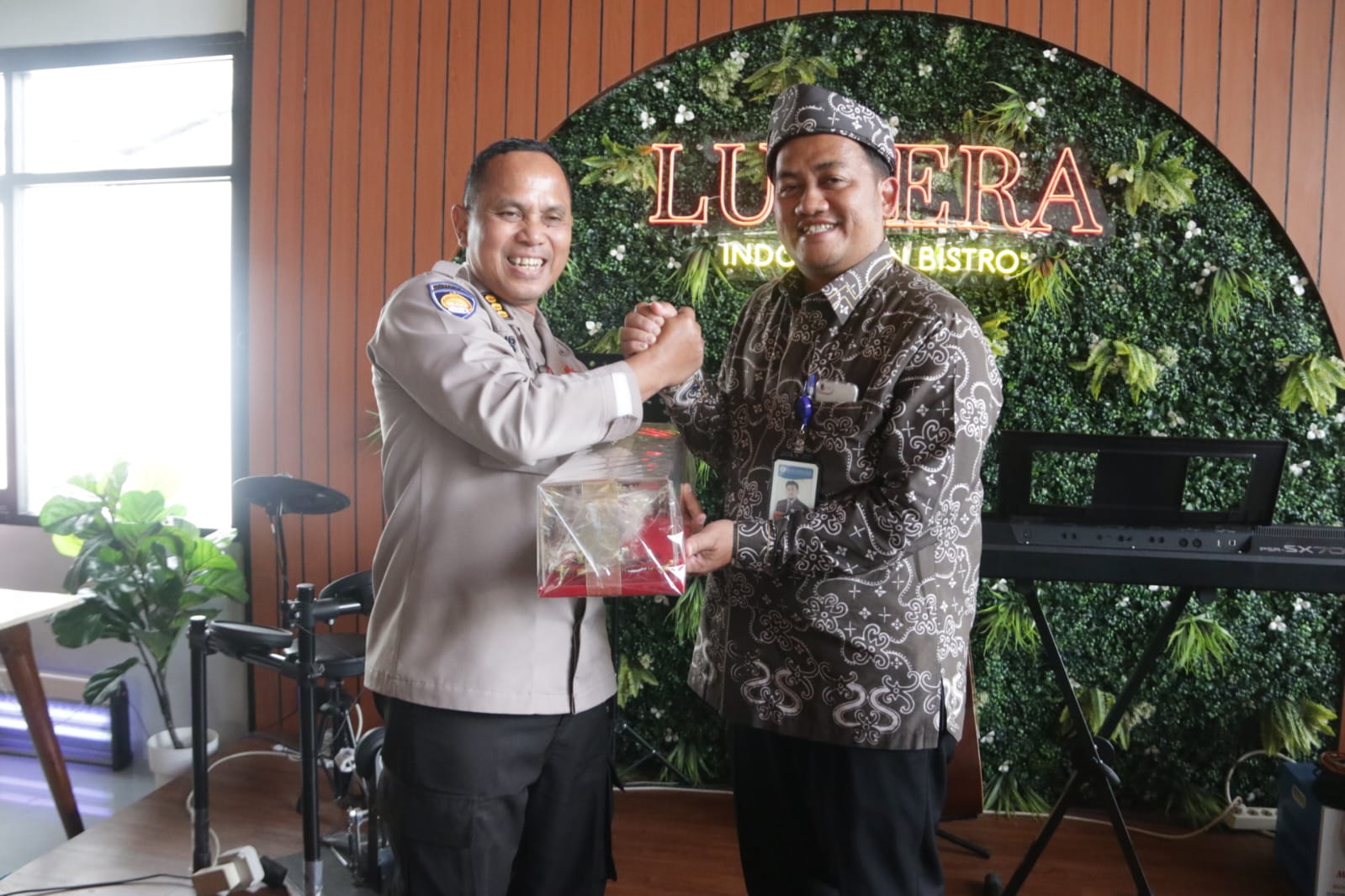 Kabid Keu Polda Kaltara Menghadiri  Kenal Pamit Kepala Perwakilan BI Prov. Kaltara