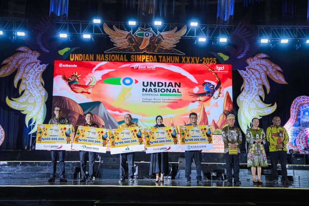 Asbanda dan Bank Papua Gelar Pengundian Tabungan Simpeda 2025, Ini Pemenangnya!