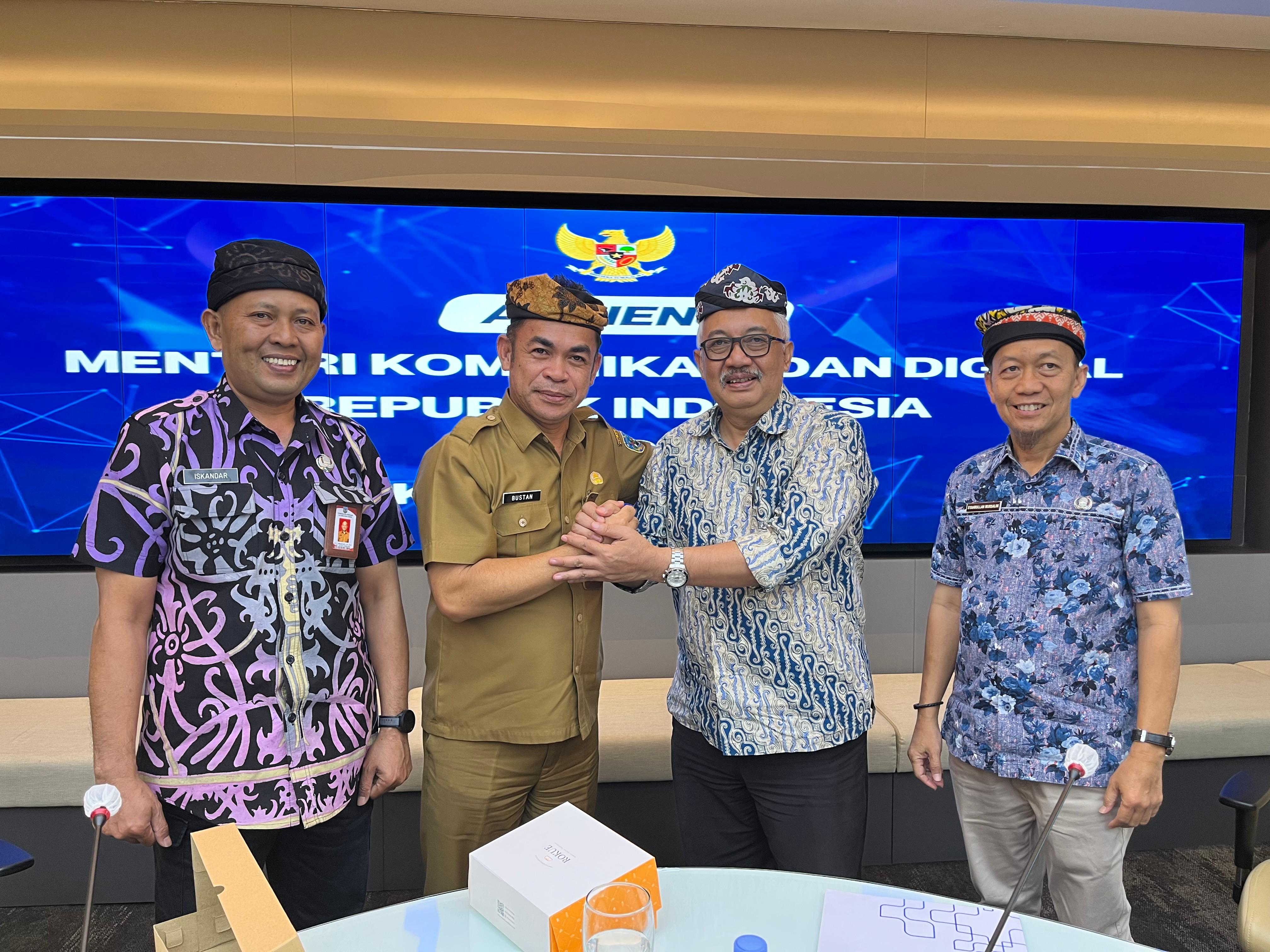 Jadi Perhatian Menteri Komdigi, Pemprov Kaltara Sampaikan Sejumlah Usulan Penanganan Jaringan Telekomunikasi