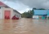 Banjir Kampung Long Ayan Rusak Fasilitas Umum, Poskesdes Lumpuh Total