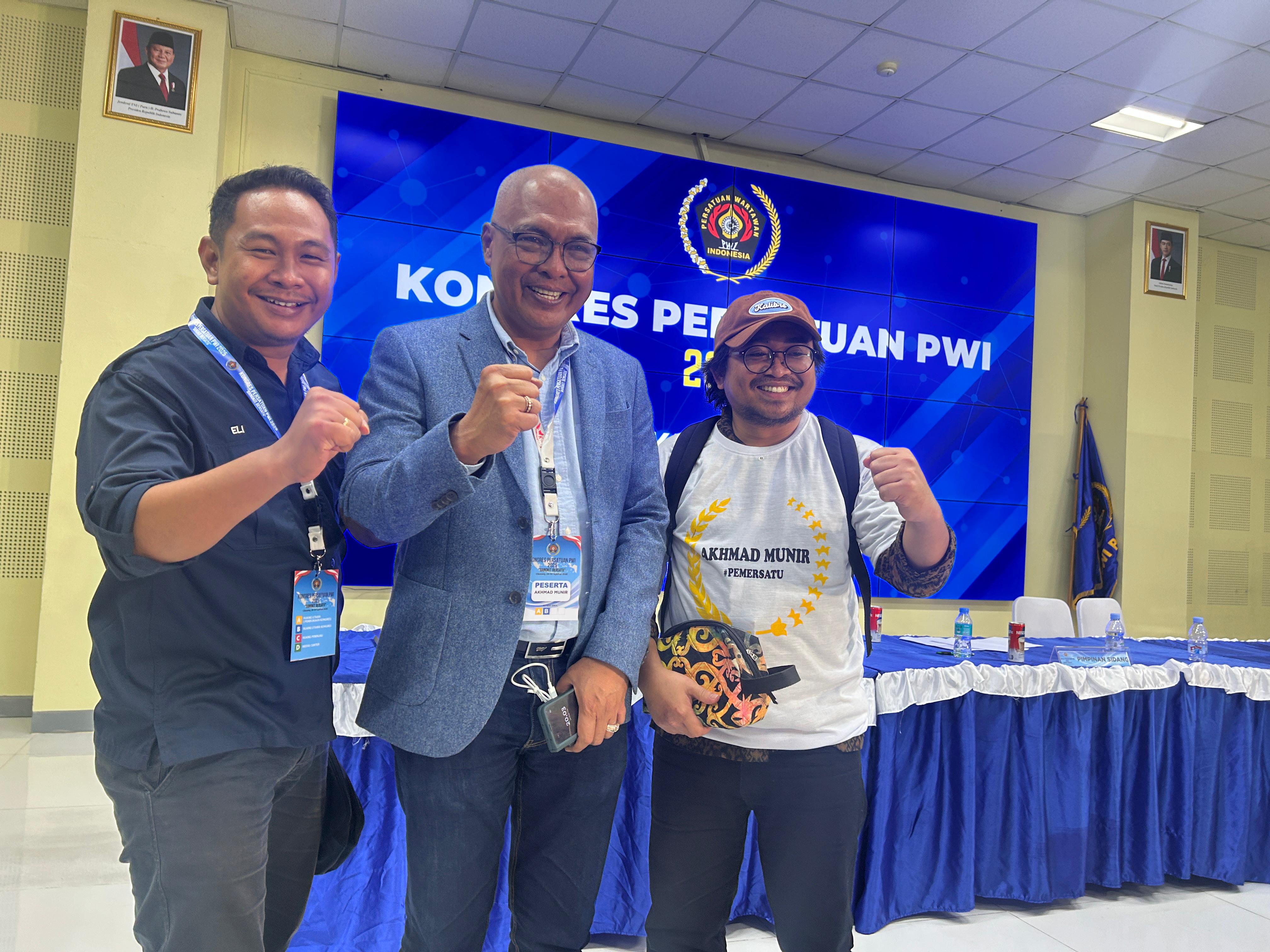 Kemenangan Cak Munir, Bukti Kompaknya PWI Kaltara Hadapi Konflik Internal