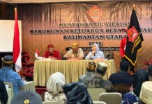 Hadiri Muswil KKBM Kaltara, Hj Rahmawati Zainal: KKBM adalah Bagian dari Keluarga Kami