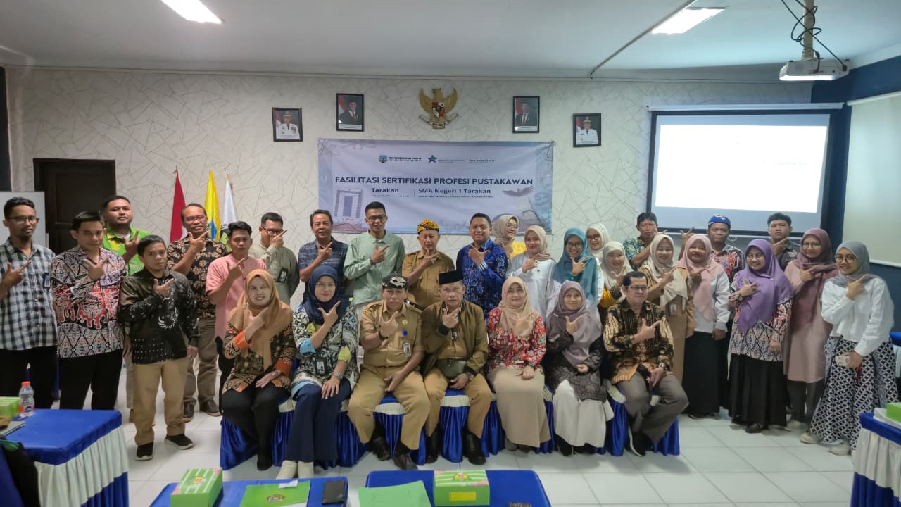 Bekerjasama dengan Perpusnas RI, DPK Kaltara Gelar Sertifikasi Pustakawan Berbasis SKKNI